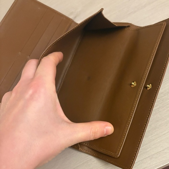 Louis Vuitton Metallic Gold Monogram Wallet - Picture 8 of 11